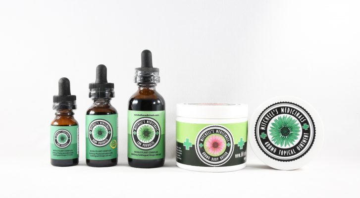 Mitchell's Medicinals CBD product sizes