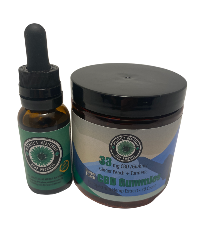 Combo Pack 8 Ginger/Peach w/Turmeric Gummies + 2000mg w/Turmeric