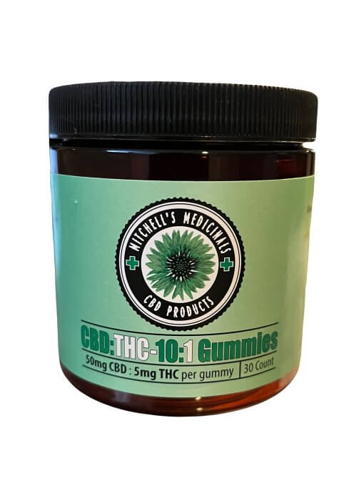 CBD:THC Gummies - 10:1 Berry Blast - 30 per jar