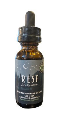 2000mg Rest Sublingual Drops 30ml - Peppermint Chocolate