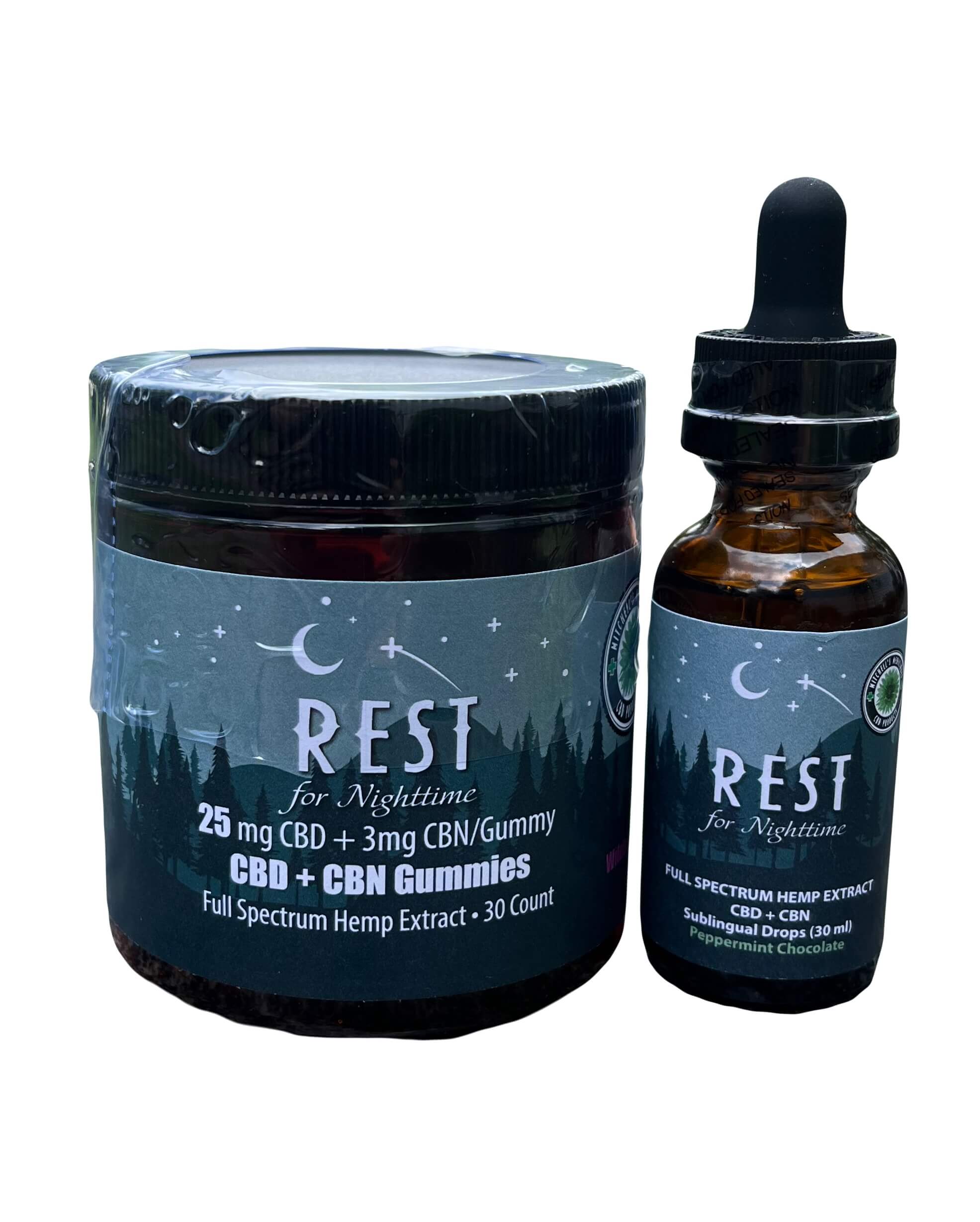 Rest Gummies & Rest Sublingual Drops Combo Pack
